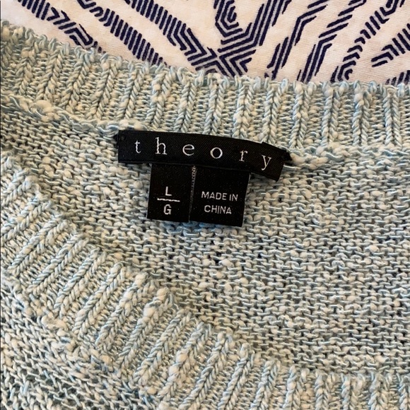 Theory Color-Block Knitted Crewneck Sweater - Picture 2 of 3